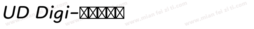 UD Digi字体转换